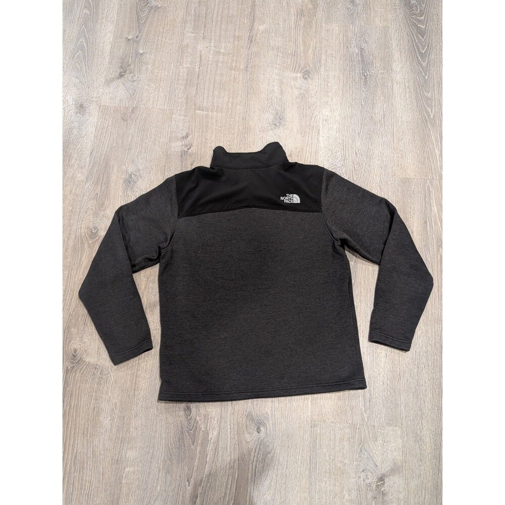 The North Face Kreis Enderle Corporate Logo Full Zip Fleece Jacket Grey Black M View 2